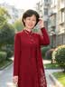 俞兆林（YUZHAOLIN）婚礼妈妈装2026新款喜婆婆婚宴礼服春秋装阔太太旗袍连衣裙两件套 RL-9239 红色【两件套】 2XL 【建议105-120斤】 实拍图