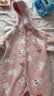 迷你巴拉（minibala）婴儿连体衣棉服外出幼儿衣服保暖双面绒两面穿外套冬新款 红白色调00361 90cm 实拍图