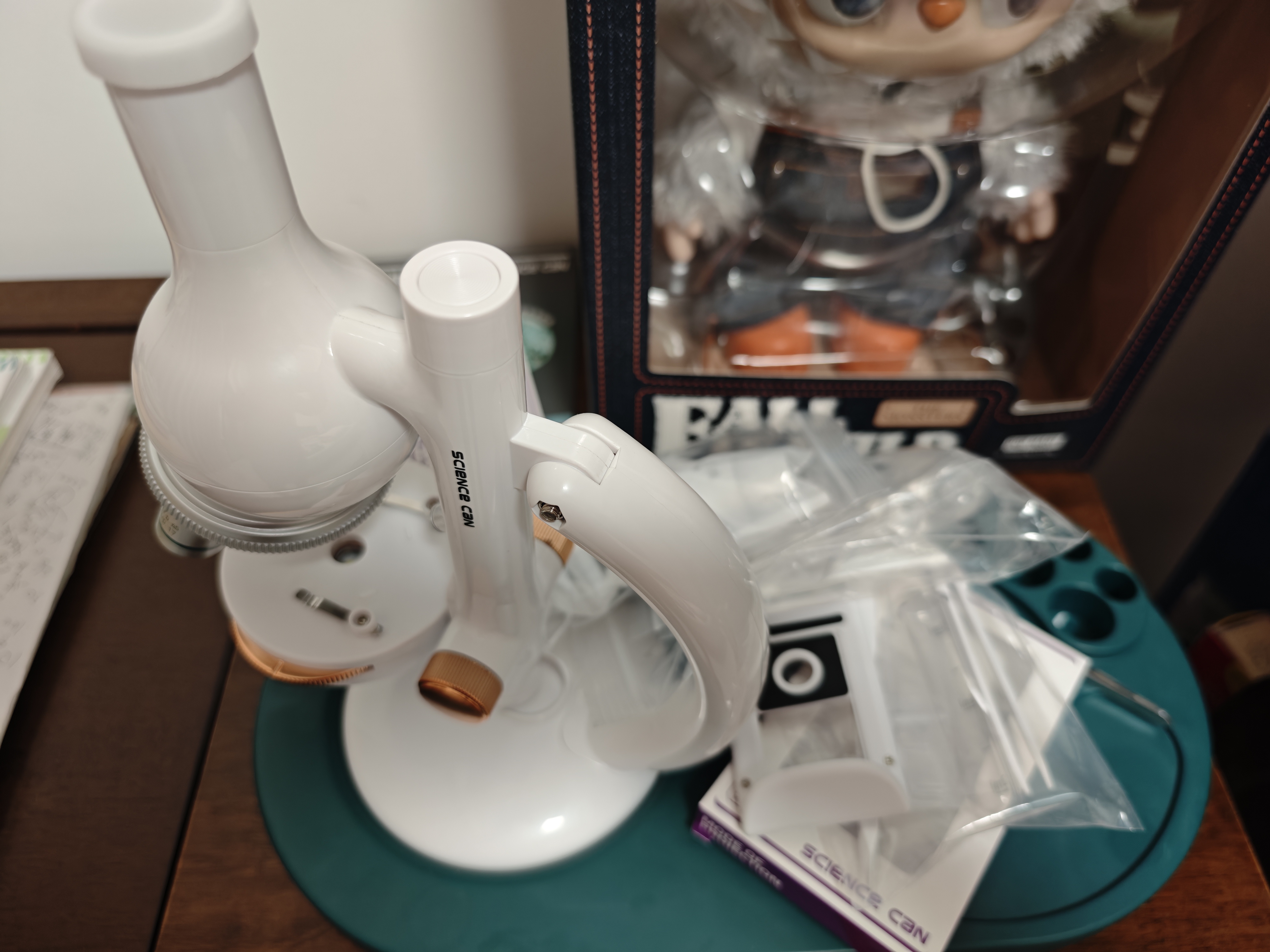 科学罐头（Science  can）立式学生显微镜儿童生日礼物男女孩益智玩具光学6到12岁实验套装 实拍图