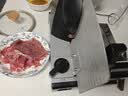 特睿思（TERUISI）【品牌直营】切肉片机羊肉卷切片机切肉机电动家用小型刨牛肉肥牛肉卷机火腿面包半自动切肉神器 「升级童锁」黑丨易拆卸清洗丨含刀片晒单再送刀片 实拍图