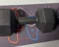 艾美仕（AiMeiShi）哑铃男士健身家用器材女练臂肌一对六角包胶亚玲环保套装组合学生 6KG 一副（左右手各3公斤） 实拍图