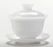 京红运真裸价·冰种玉瓷三才盖碗陶瓷茶杯茶具白瓷泡茶器 实拍图
