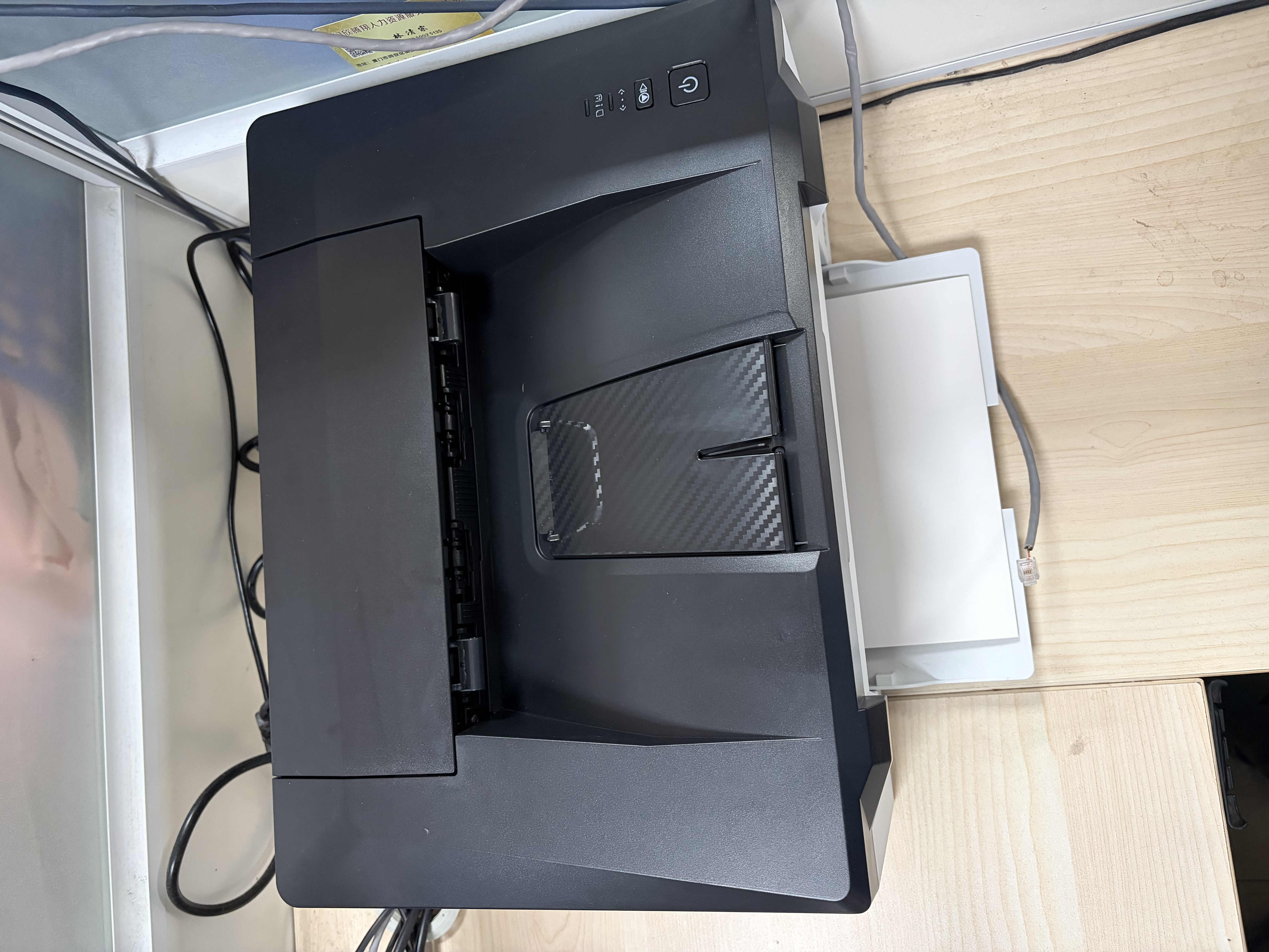 CUMTENN CTP-2206 A4不干胶专用打印机铜版纸牛皮纸亚马逊标签贴纸黑白激光打印机 CTP-2206N（网线接口+USB接口） 实拍图