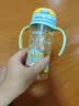 贝亲（Pigeon）防胀气 自然成长翻盖直饮吸管 大童奶瓶330ml 马戏团 18月+ AA279 实拍图