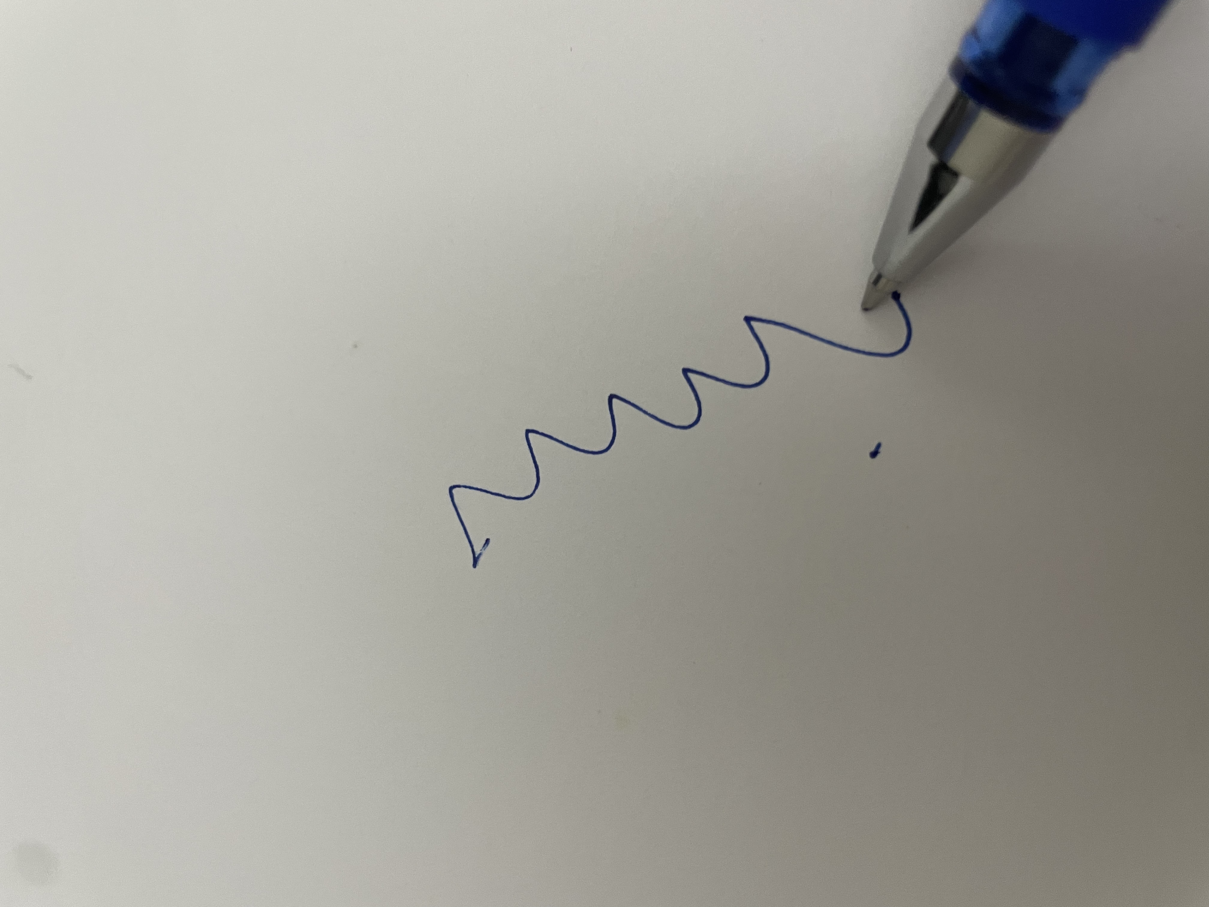 斑马牌（ZEBRA）【开学必备】中性笔 0.5mm子弹头签字笔 学生标记笔走珠水性笔 C-JJ100 JELL-BE 蓝色 单支装 实拍图