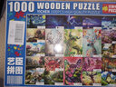 艺臣玩具 （YICHEN TOYS）成人1000片木质拼图智力创意减压治愈玩具男女生日礼物星空装饰画 星空1000片木质分区配图纸 实拍图