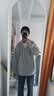 真维斯（Jeanswest）外套女连帽开衫卫衣女装春秋冬季新款宽松休闲潮流韩版学生上衣服 薄款 麻灰 纯色 M 实拍图