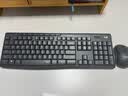 罗技（Logitech）MK295无线键鼠套装 静音办公无线键盘鼠标套装 静音鼠标键盘笔记本电脑键盘薄膜 全尺寸家用104键 【舒适手感 行业热销 】轻音典雅黑 实拍图