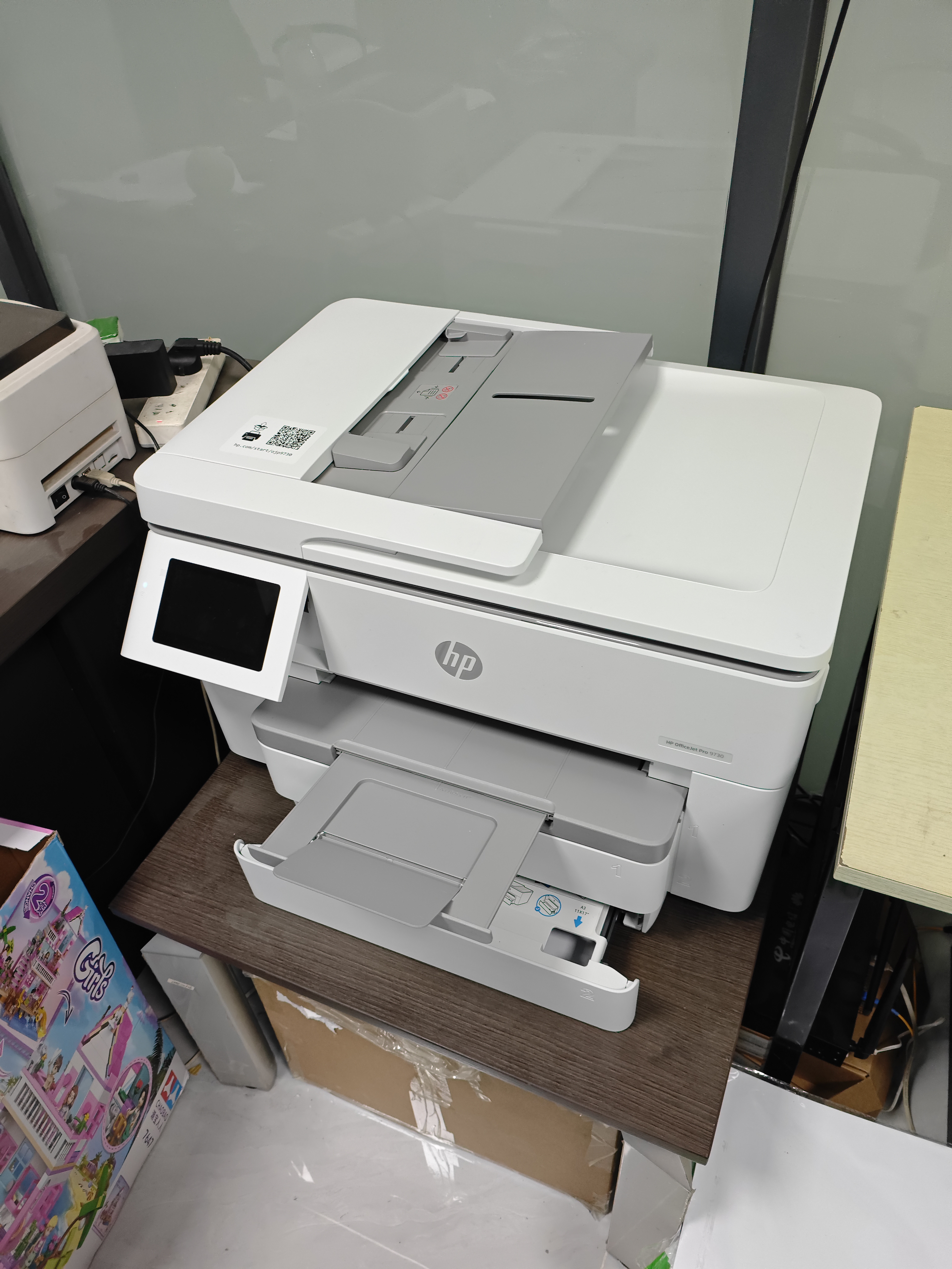 惠普（HP）A3/A4打印机9730/9720彩色喷墨打印复印扫描一体机 自动双面办公商用 无线三合一照片试卷打印 惠普9730【A3A4自动双面打印】双纸盒 套餐1：可加墨墨盒+墨水2套【循环加墨】 实拍图