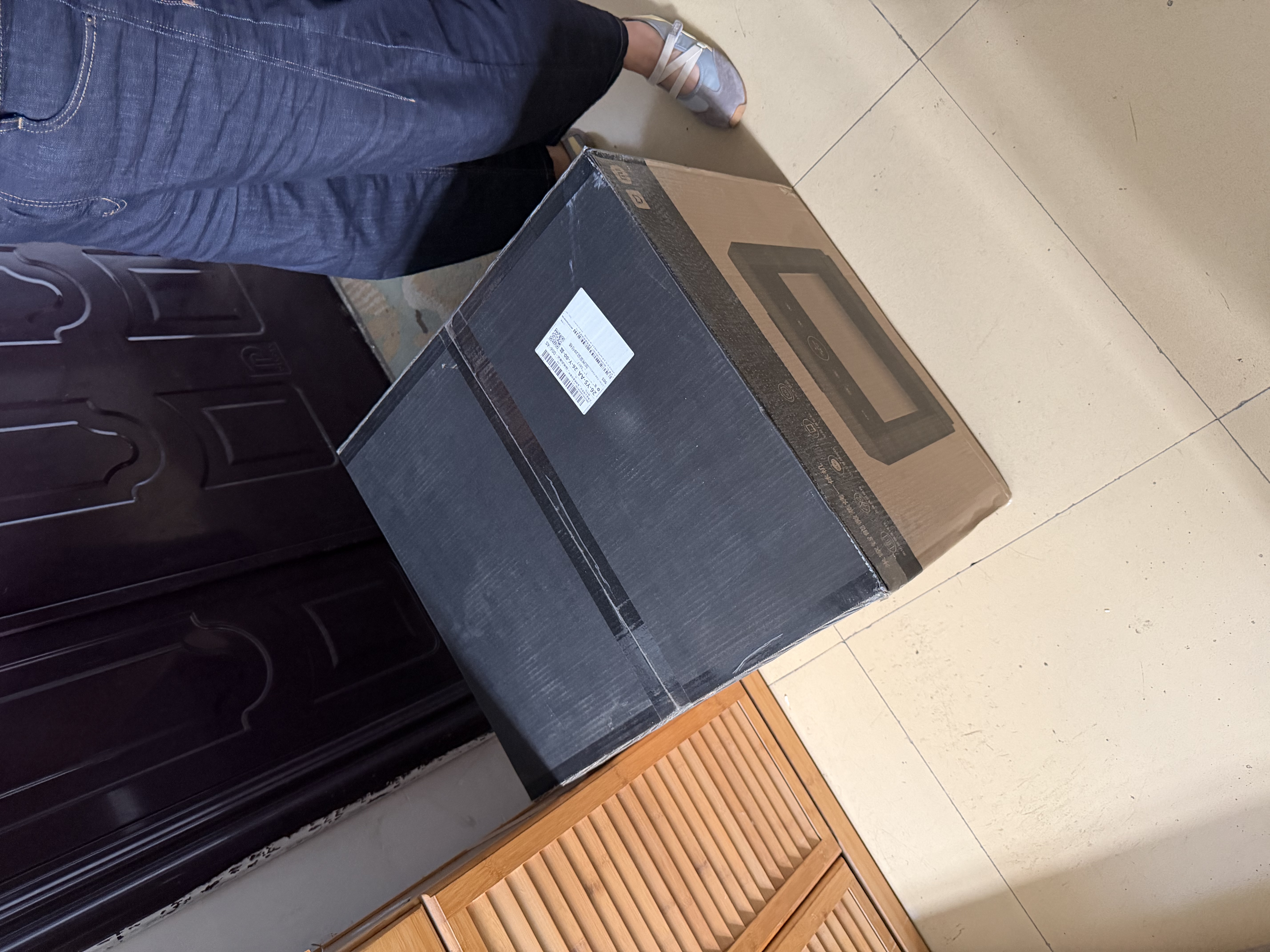米家小米智能变频微蒸烤炸一体机 家用台式平板微波炉蒸烤箱空气炸锅四合一 不锈钢内胆 一级能效27升 实拍图
