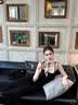 啄木鸟长条小丝巾女春秋百搭领巾2024新款绑包时尚百搭感搭配衬衫围巾女 斑点马头-白色 实拍图