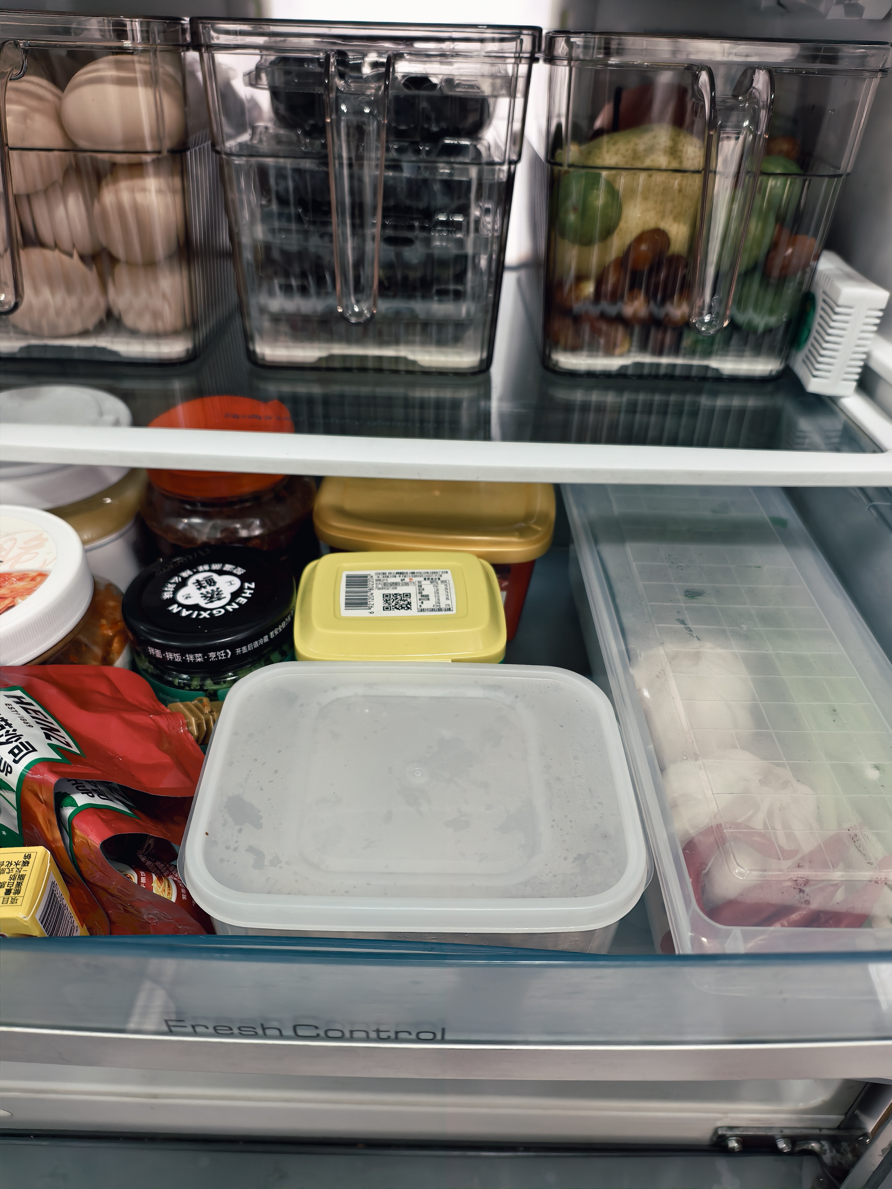 八千行冰箱收纳盒保鲜盒抗菌级食品用冷藏冷冻室饺子收纳盒冰柜储物盒子 实拍图