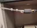 毕亚兹 理线器 内径5mm电线卡扣免打孔网线固定器走线神器 墙贴自粘桌面收纳整理夹白色 20个装 实拍图