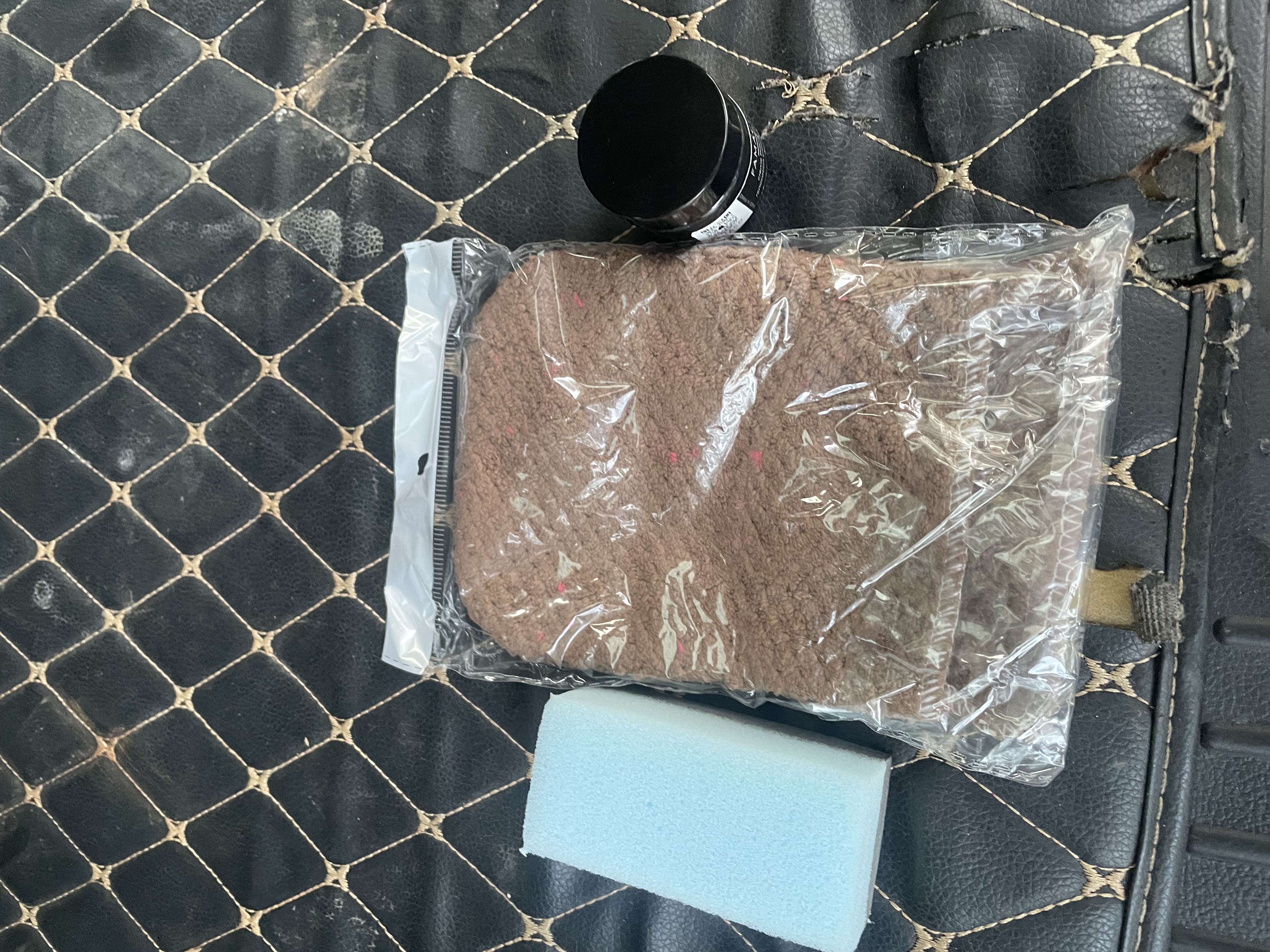 FAMACO皮革补色补伤膏皮衣包上色剂皮鞋刮划痕修复沙发汽车真皮座椅翻新 300黑色 实拍图
