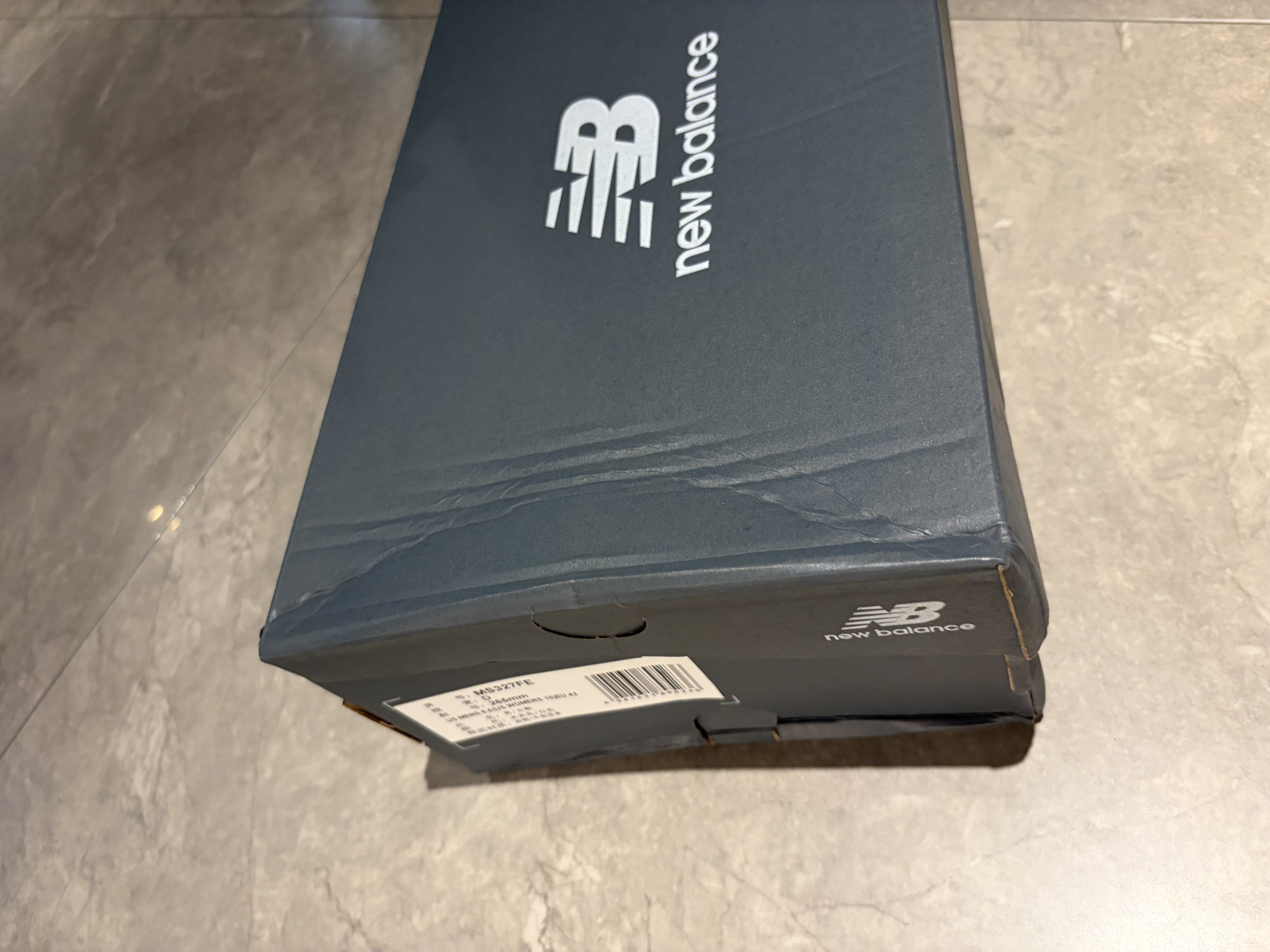 NEW BALANCE秋季男女同款情侣运动复古厚底米白色休闲鞋327系列MS327FE 42 实拍图