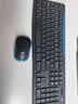 罗技（Logitech）MK275 键鼠套装 无线键鼠套装 办公键鼠套装 全尺寸 商务键鼠套装 带无线2.4G接收器 黑蓝色 实拍图