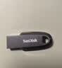 Sandisk闪迪128GB USB3.2 U盘 CZ550黑色 读速100MB/s 安全加密 数据恢复 学习办公电脑车载 高速大容量优盘 实拍图