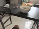 顺喆折叠桌电脑桌家用学生学生书桌办公培训面试长条桌户外摆摊桌子 双横梁-80*40*75CM单桌 实拍图