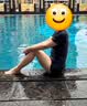 李宁（LI-NING）泳衣女连体平角游泳衣女士专业运动保守显瘦温泉泳装7561黑金XL 实拍图