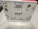 木雷 台历2027年日历记事本办公室桌面摆件创意月历羊年自律打卡计划表大格子高考倒计时备忘定制订做 081-201-极简主义【横版】配无纺布袋 实拍图