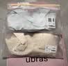 ubras【2件装】无尺码免拆V领内衣女背心美背粉底液文胸透气无痕隐形 奶盐蓝色+燕麦奶色 实拍图