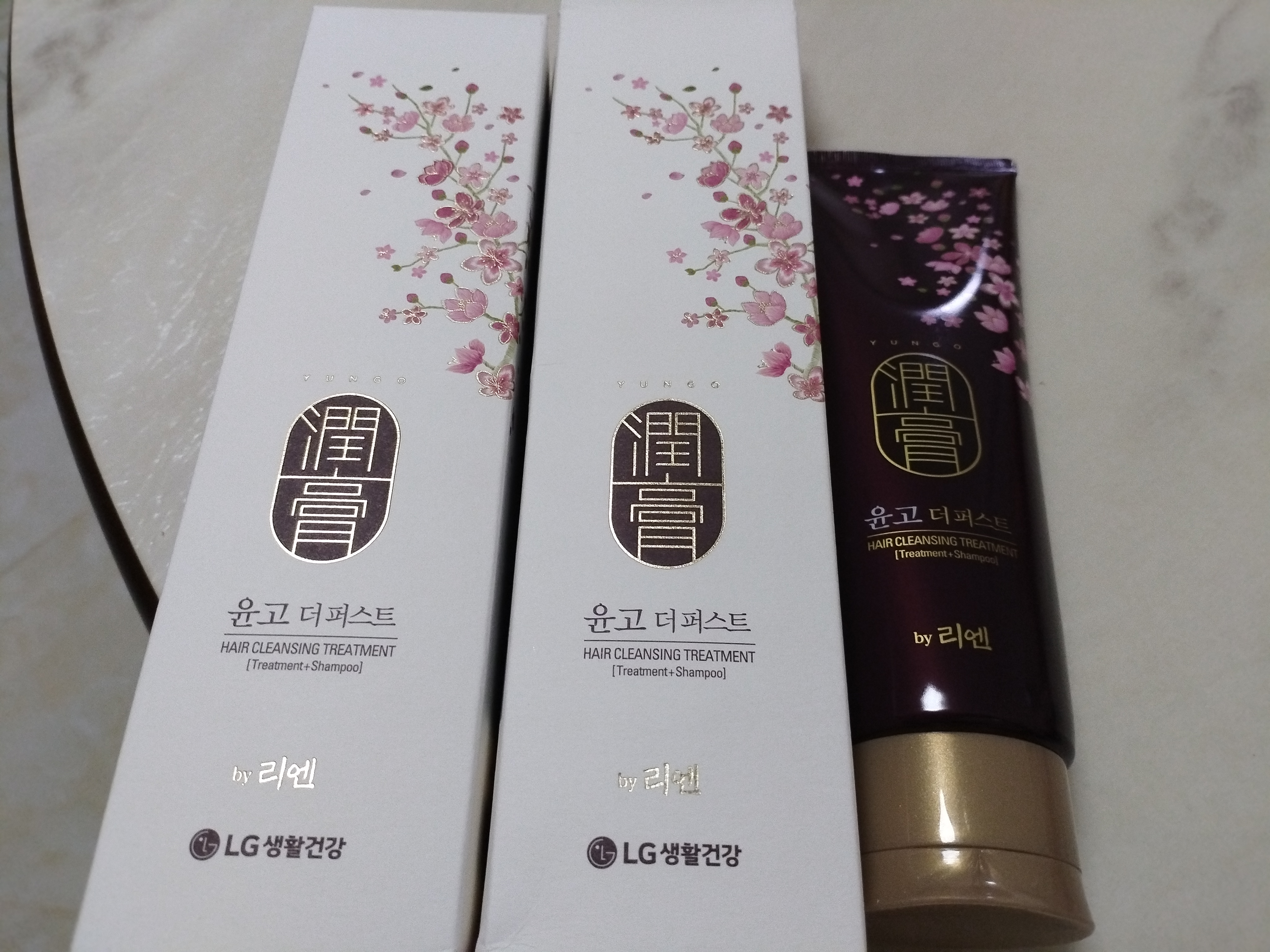 睿嫣（ReEn）韩国睿嫣润膏燕窝人参洗发水护发清爽二合一洗护男女 舒盈养护洗护合一 250ml 实拍图