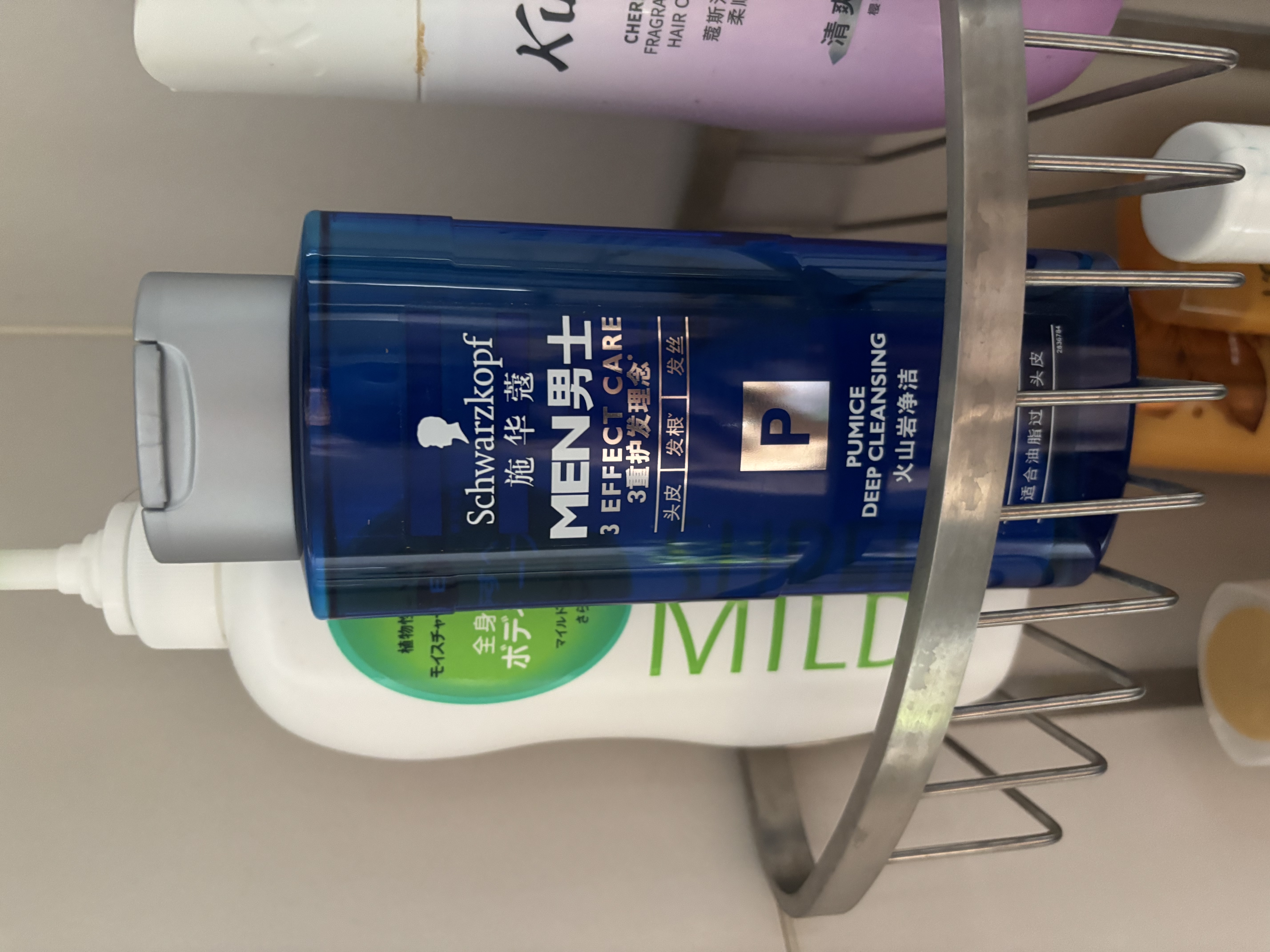 施华蔻（Schwarzkopf）男士火山岩净洁洗发露200ml 洗头膏洗发水 深层清洁 实拍图
