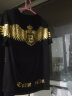 Boy Bees 欧洲站夏季新款潮牌飞鹰烫金翅膀印花烫钻短袖t恤男士修身体恤衫 黑色 XL（130~145斤） 晒单实拍图
