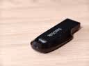Sandisk闪迪64GB USB3.2 U盘 CZ550黑色 读速100MB/s 安全加密 数据恢复 学习办公电脑车载 高速大容量优盘 实拍图
