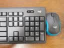 罗技（Logitech）MK275 键鼠套装 无线键鼠套装 办公键鼠套装 全尺寸 商务键鼠套装 带无线2.4G接收器 黑蓝色 实拍图