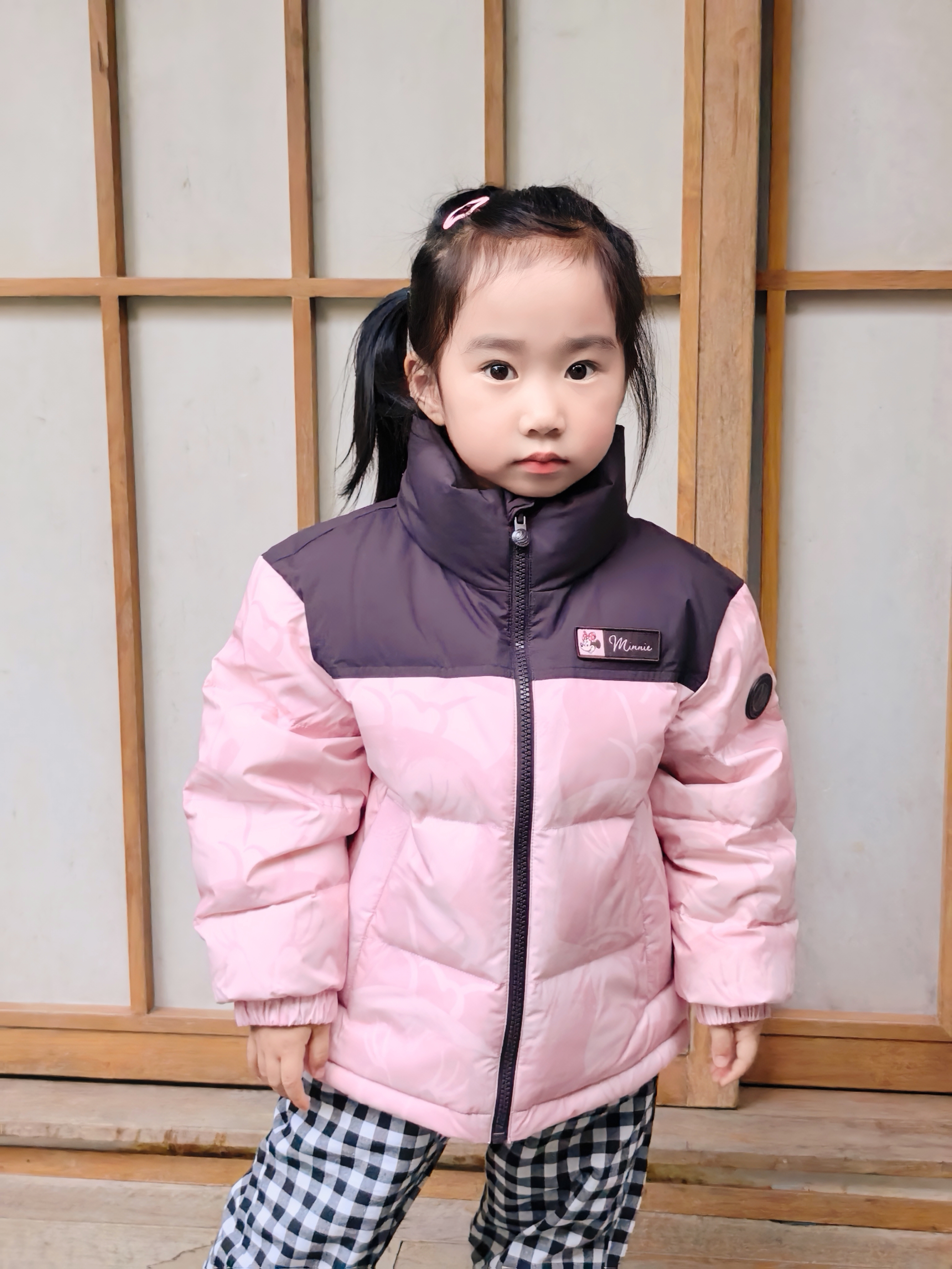 波司登26年冬季男女儿童加厚时尚运动立领短款羽绒服外套T260246110 实拍图