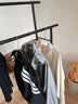 京东京造 无痕衣架宿舍学生晾衣架加粗衣服架成人挂衣服撑子 30支 灰 实拍图