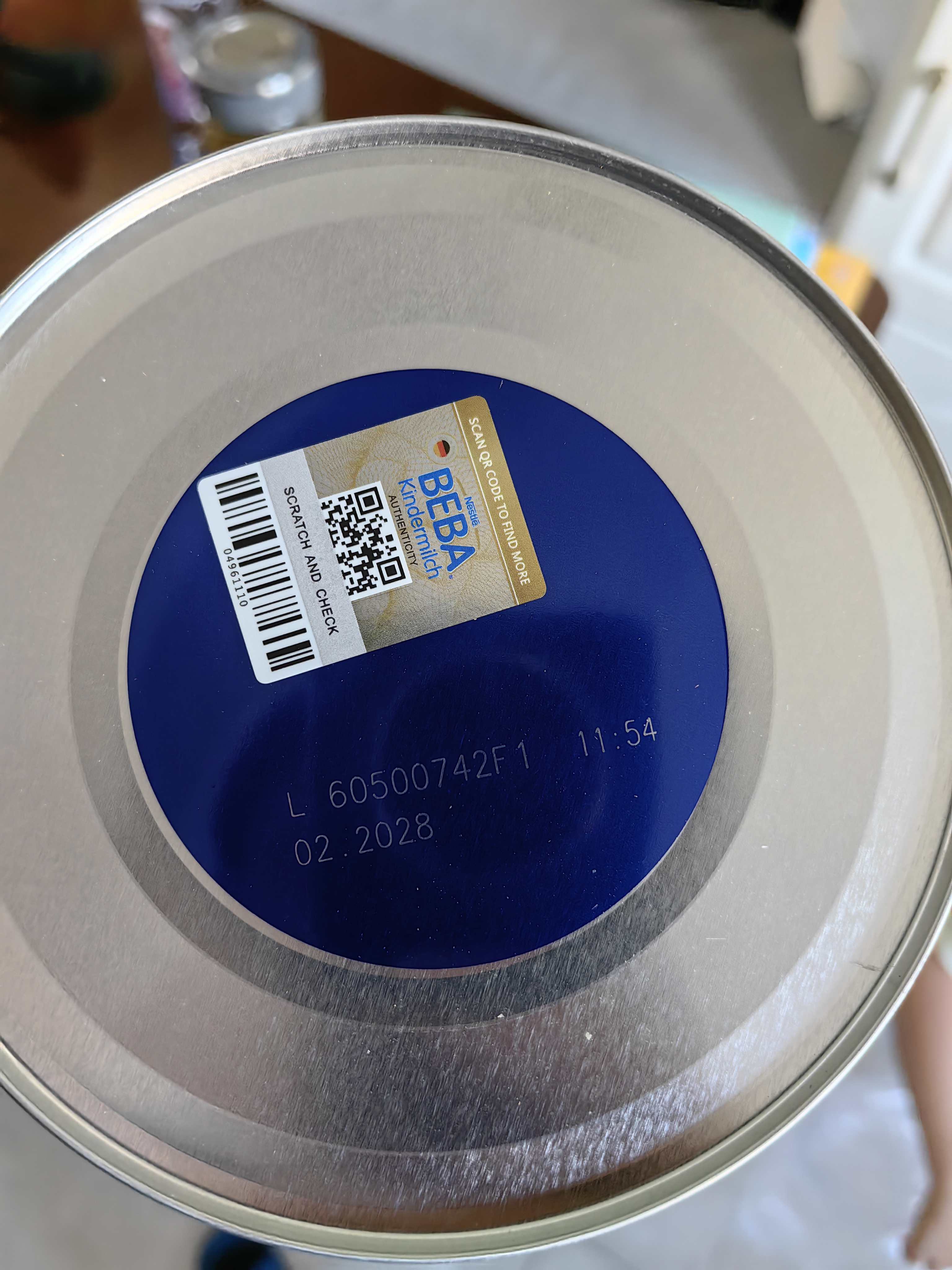 雀巢（Nestle）德国BEBA至尊6HMO+益生菌婴幼儿奶粉3段(1岁+)830g 小分子好消化 实拍图