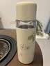 京东京造 纯钛保温杯 水杯子男女士大容量【磁吸茶水分离】茶杯480ml 白色 实拍图