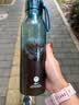 乐扣乐扣（LOCK&LOCK）夏季运动水杯简约塑料杯户外便携水壶男女学生杯子蓝色750ML 实拍图