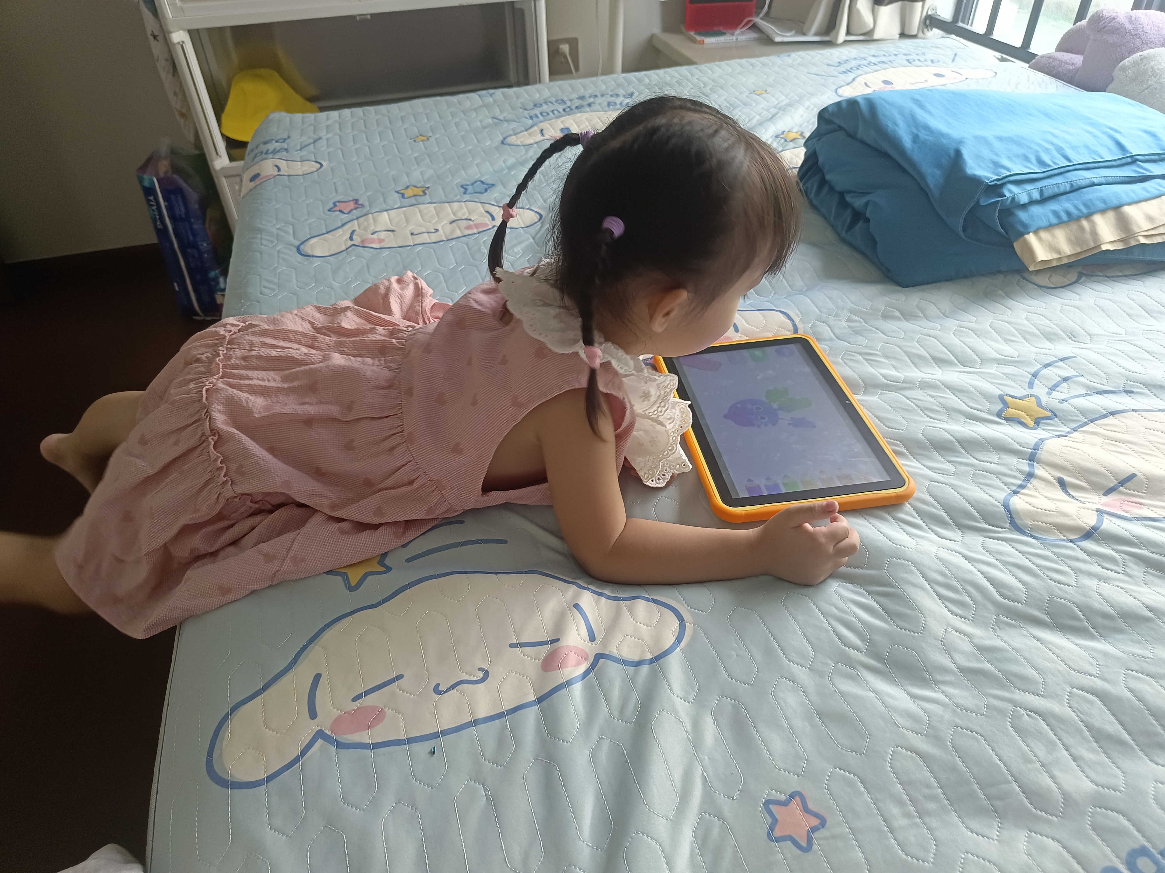 斑马精灵思维早教机1-12岁学习机幼儿护眼平板电脑家教机儿童英语拼音识字宝宝故事机全科启蒙 全能版（16GB+256GB）幼小衔接+AI拍万物 实拍图