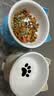 憨憨乐园猫碗陶瓷猫粮双碗斜口狗碗狗盆狗粮宠物幼猫咪吃饭食盆喝水喂食 实拍图