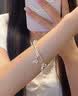 老凤祥银手镯女款2026新款银镯子生日礼物送女友实心素圈繁花蝴蝶 繁花蝴蝶手镯【老凤祥品牌礼盒】 11±1g配证书 实拍图
