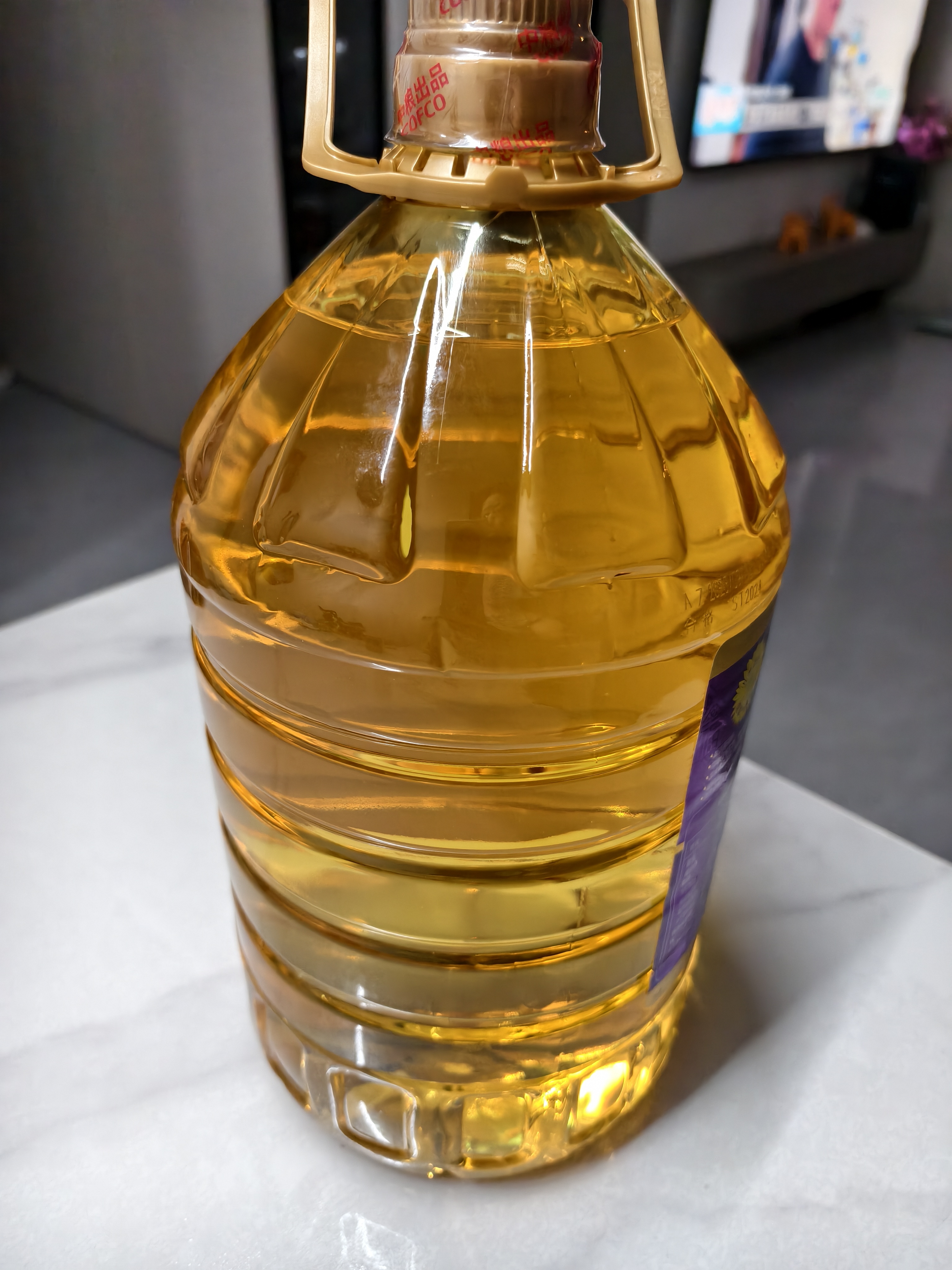 福临门压榨一级葵花籽油6.18L食用油富含维E中粮出品充氮保鲜家用 实拍图