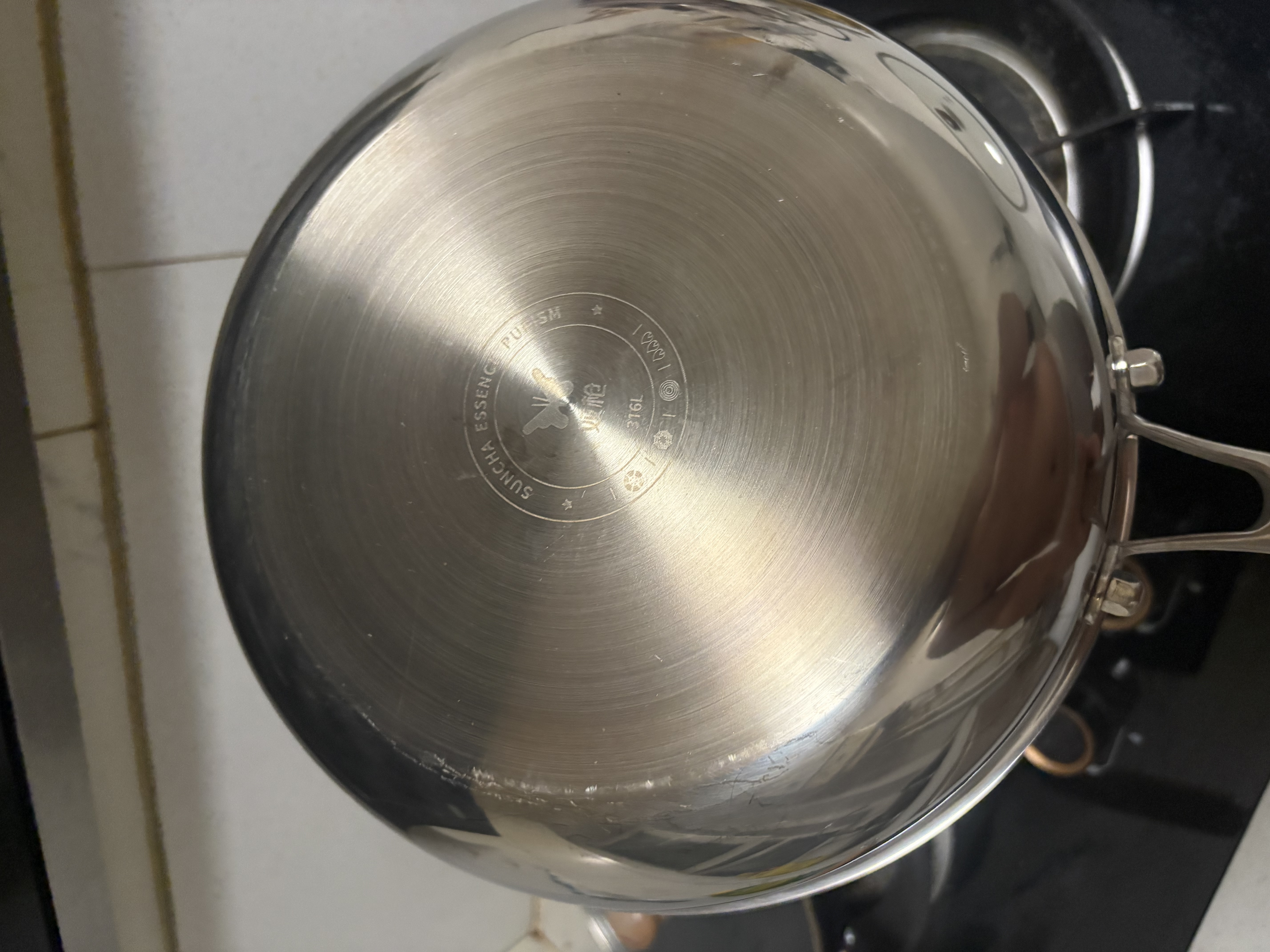 双枪316L不锈钢平底煎锅 家用加厚无涂层煎蛋烙饼牛排不粘锅26cm 实拍图