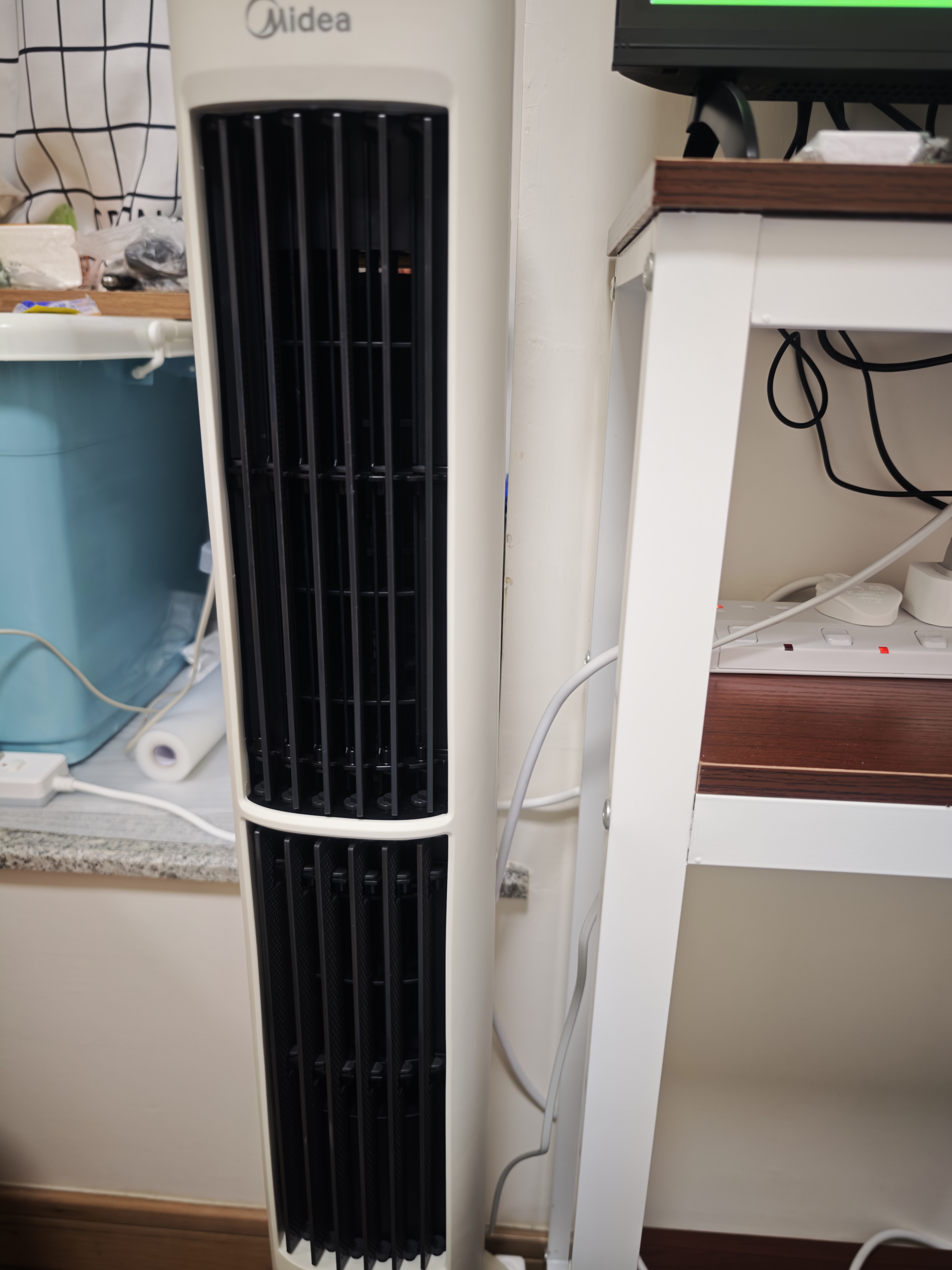 美的（Midea）【直流变频】语音定时塔扇 卧室静音家用电风扇 母婴立式小型无叶风扇摇头落地扇双向送风 ZDJ09SD 实拍图