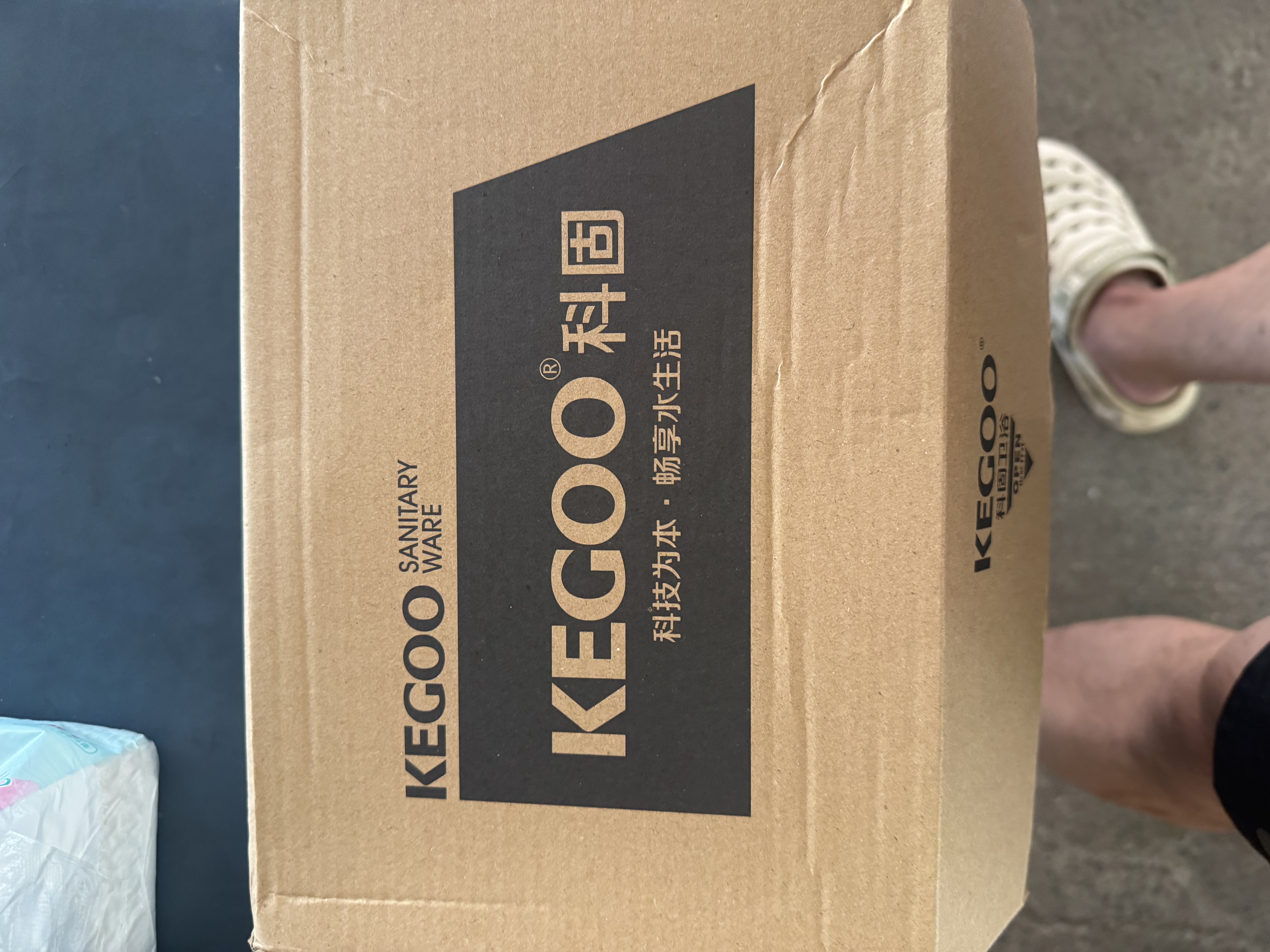 科固（KEGOO）双孔面盆水龙头洗脸盆冷热 卫生间浴室柜台盆洗手池万向龙头K1017 实拍图