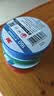 3M 160#电工绝缘胶带防潮耐酸碱 电气装修阻燃 多色混装18mm*20m*0.15mm  1桶（5卷） 实拍图
