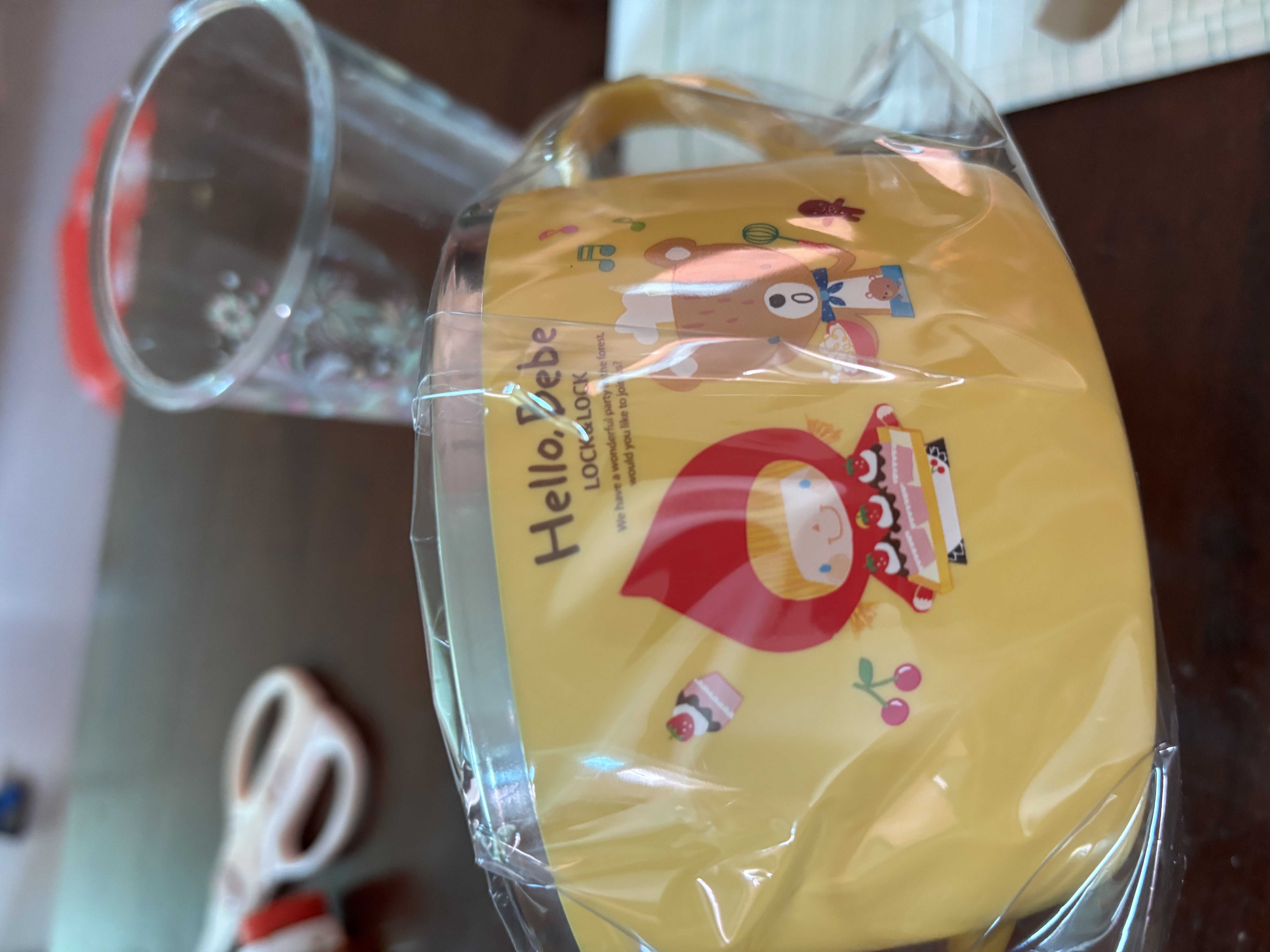乐扣乐扣（LOCK&LOCK）辅食碗儿童餐具进口不锈钢卡通双手柄汤碗宝宝大碗650ml饭盒 实拍图