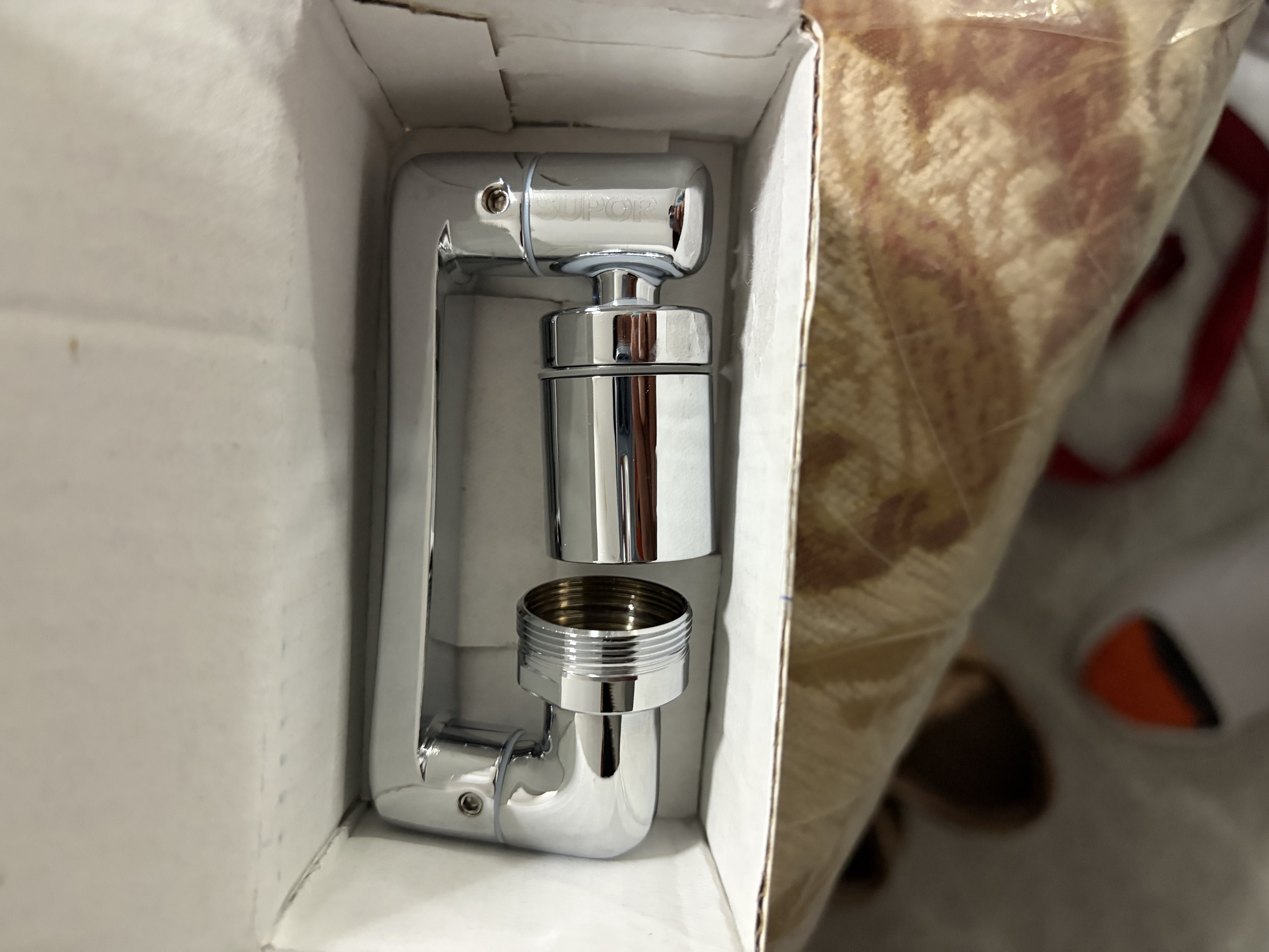 苏泊尔（SUPOR）龙头起泡器1440°万向延伸器防溅水全铜万能接头加长厨房面盆S 实拍图