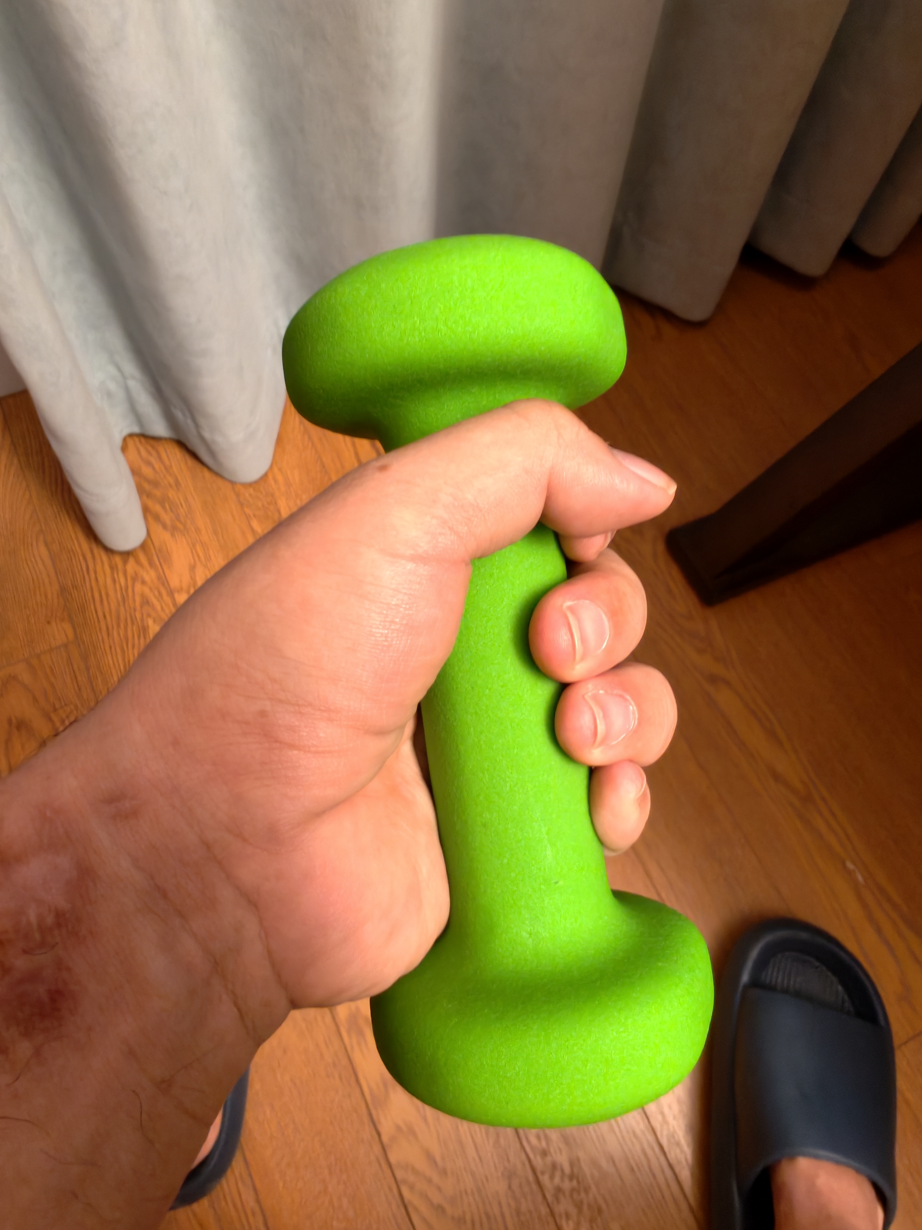 PROIRON普力艾 浸塑磨砂哑铃男女士健身哑铃套装家用哑铃3/5/8磅+哑铃架 实拍图