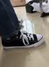匡威（Converse）All Star夏季经典帆布男女低帮休闲运动鞋黑色101001 101001/黑色 40 实拍图