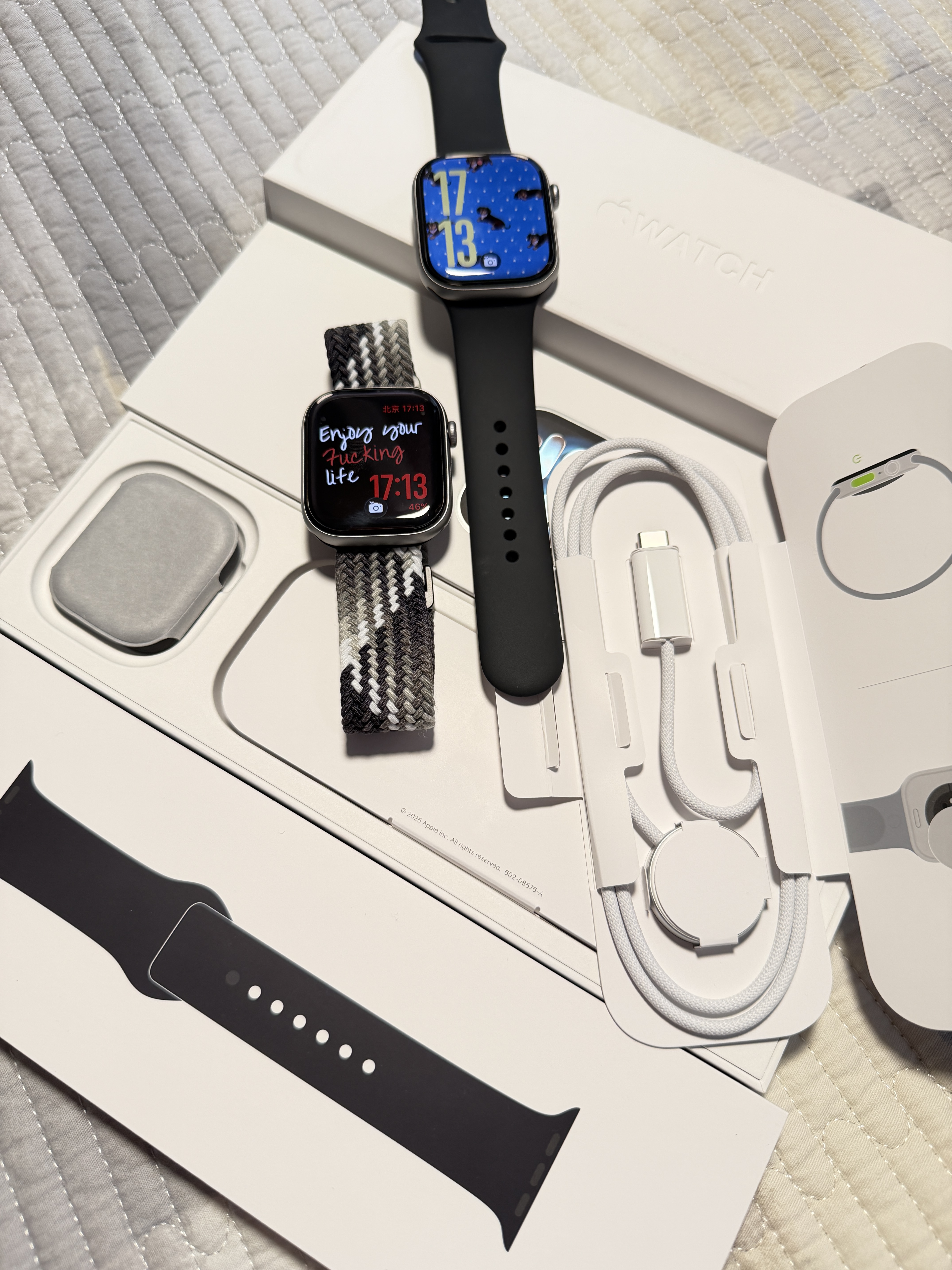 baking适用苹果手表表带apple watch s12/s11/s10/s9/8/7/6/5/4/se/ultra3表带iwatch手表运动原封盒装 实拍图