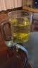 泥也茶杯玻璃杯子水杯玻璃茶杯马克杯水杯男士绿茶杯男士泡茶专用家用 实拍图