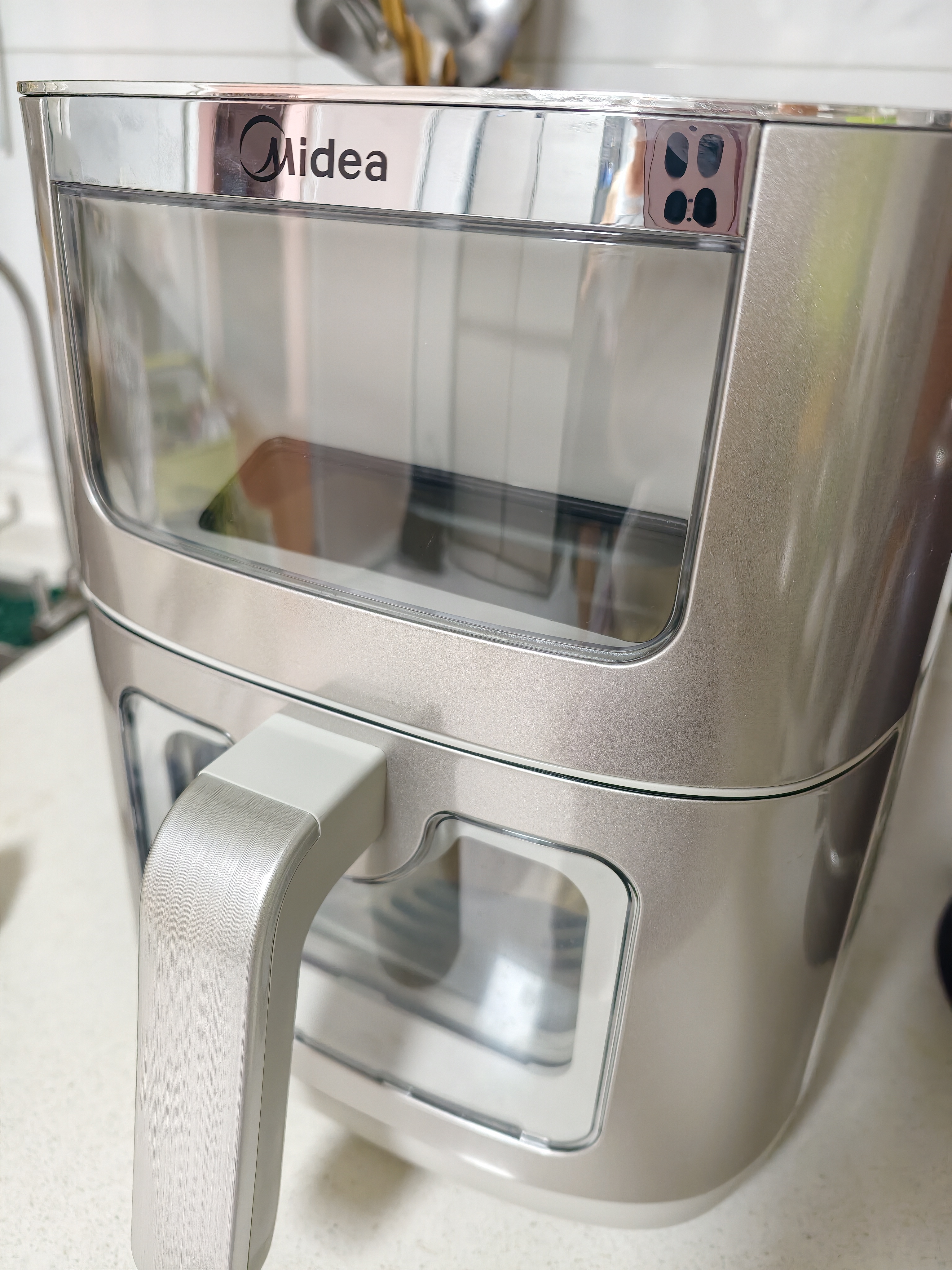 美的（Midea）新风炎烤蒸烤一体2026年新款京东自营 不锈钢无涂层家用多功能免翻面 6.5L实用大容量KZC6521PRO 实拍图